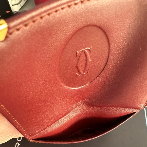 Cartier Red Leather Wallet - Picture 3 of 7